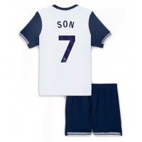 Camiseta Tottenham Hotspur Son Heung-min #7 Primera Equipación Replica 2024-25 para niños mangas cortas (+ Pantalones cortos)